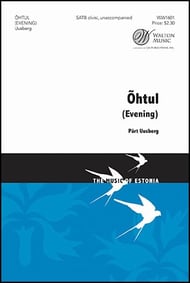 Ohtul SATB choral sheet music cover Thumbnail